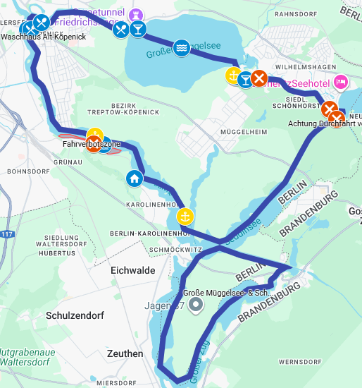 Tour Große Müggelsee Runde