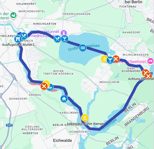 Tour Kleine Müggelsee Runde