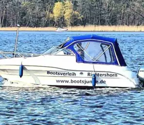 Motorboot Führerscheinpflichtiges Motorboot 90 PS Quicksilver 590 ”Jaqueline” in Berlin Köpenick Grünau mieten Bild 4
