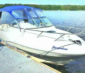 Motorboot Führerscheinpflichtiges Motorboot 90 PS Quicksilver 590 ”Jaqueline” in Berlin Köpenick Grünau mieten Bild 1