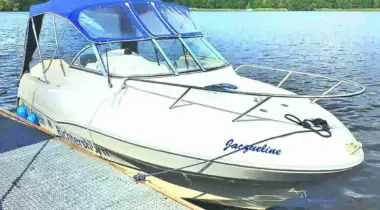 Motorboot Führerscheinpflichtiges Motorboot 90 PS Quicksilver 590 ”Jaqueline” in Berlin Köpenick Grünau mieten mieten