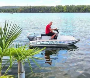 Jetski Alu Jetski 15 PS führerscheinfrei in Berlin Köpenick Grünau mieten Bild 5