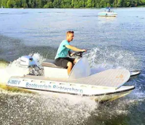Jetski Alu Jetski 15 PS führerscheinfrei in Berlin Köpenick Grünau mieten Bild 4