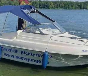 Motorboot Führerscheinfreies Motorboot Quicksilver 520 ”Anja” in Berlin Köpenick mieten Bild 1