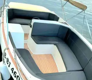 Motorboot Loungeboot Tender 630 ohne Führerschein mieten in Berlin Köpenick Grünau Bild 5